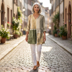 Maeve | Long Printed Blouse