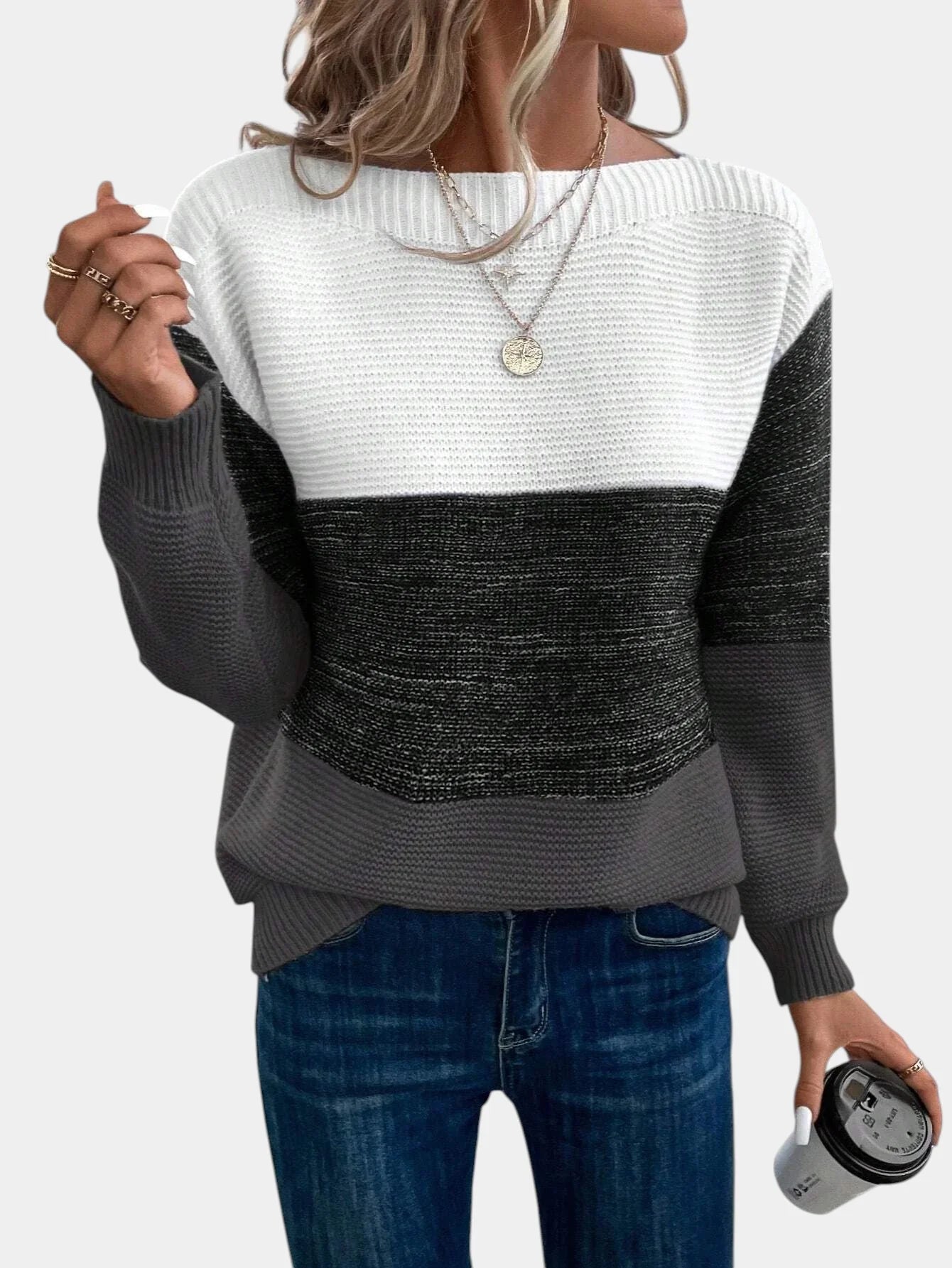 Serena | Soft Gradient Jumper with a Comfortable Fit