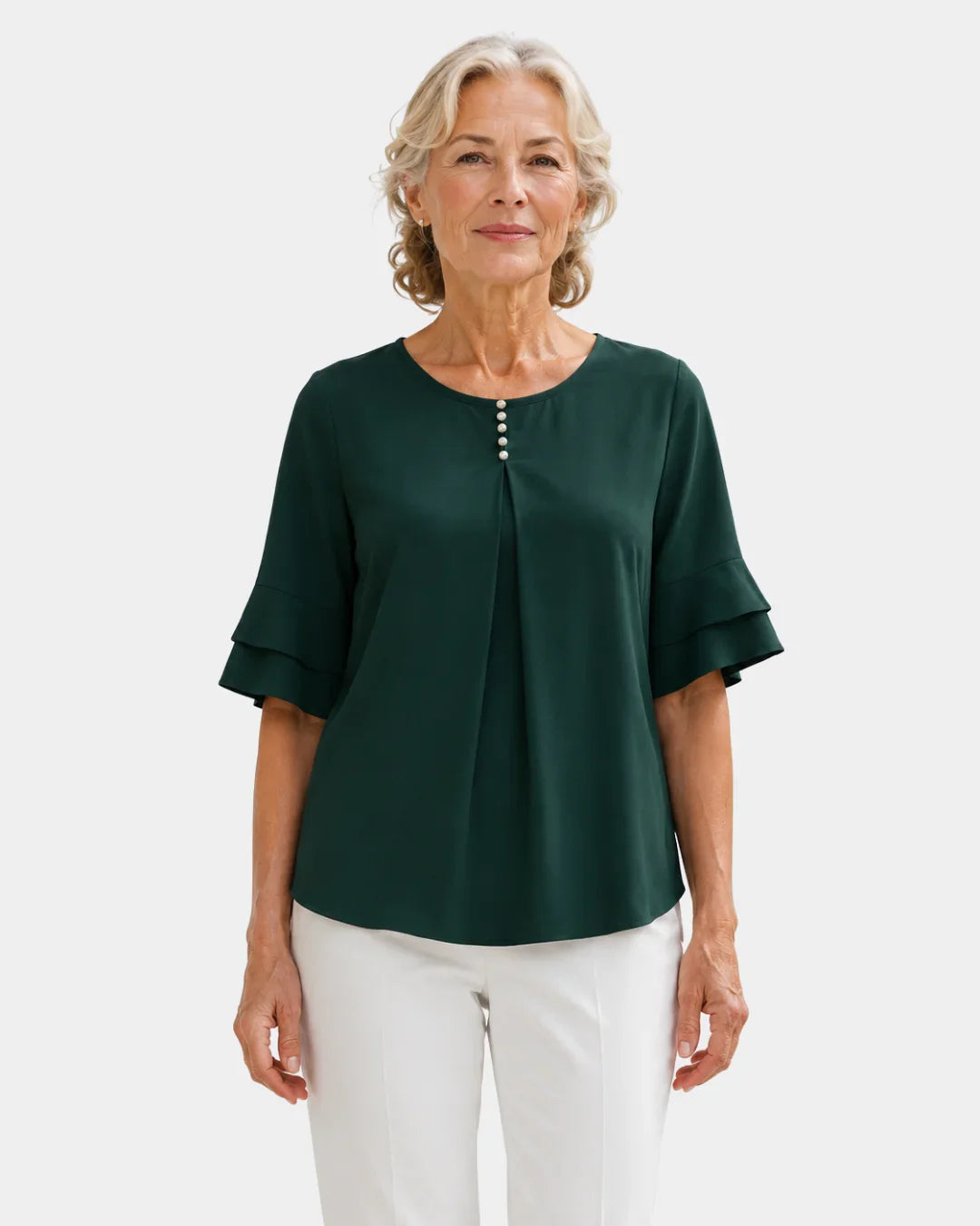 Hadelinde | Elegant Button-Down Blouse