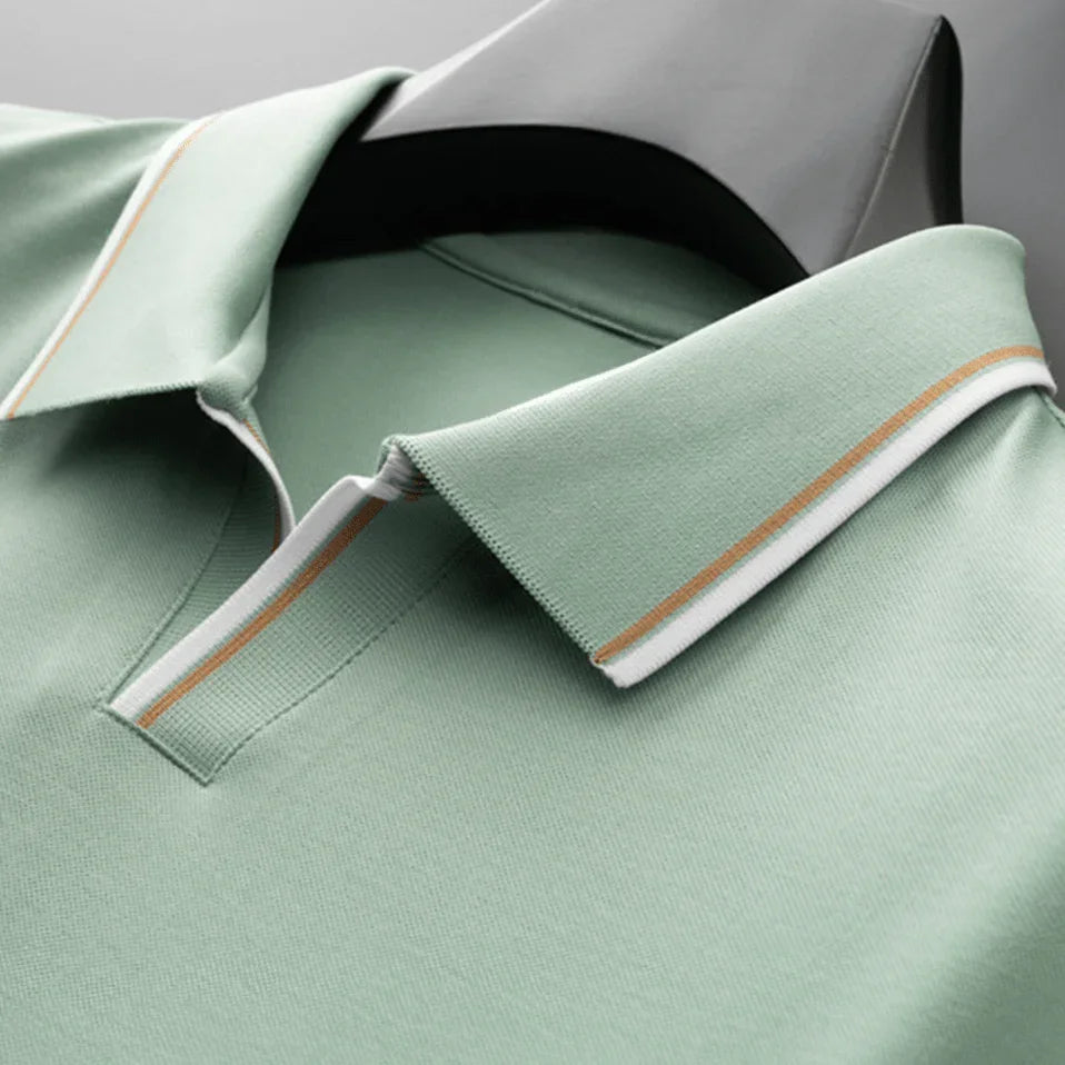 Antoine | Soft Silk Polo Shirt