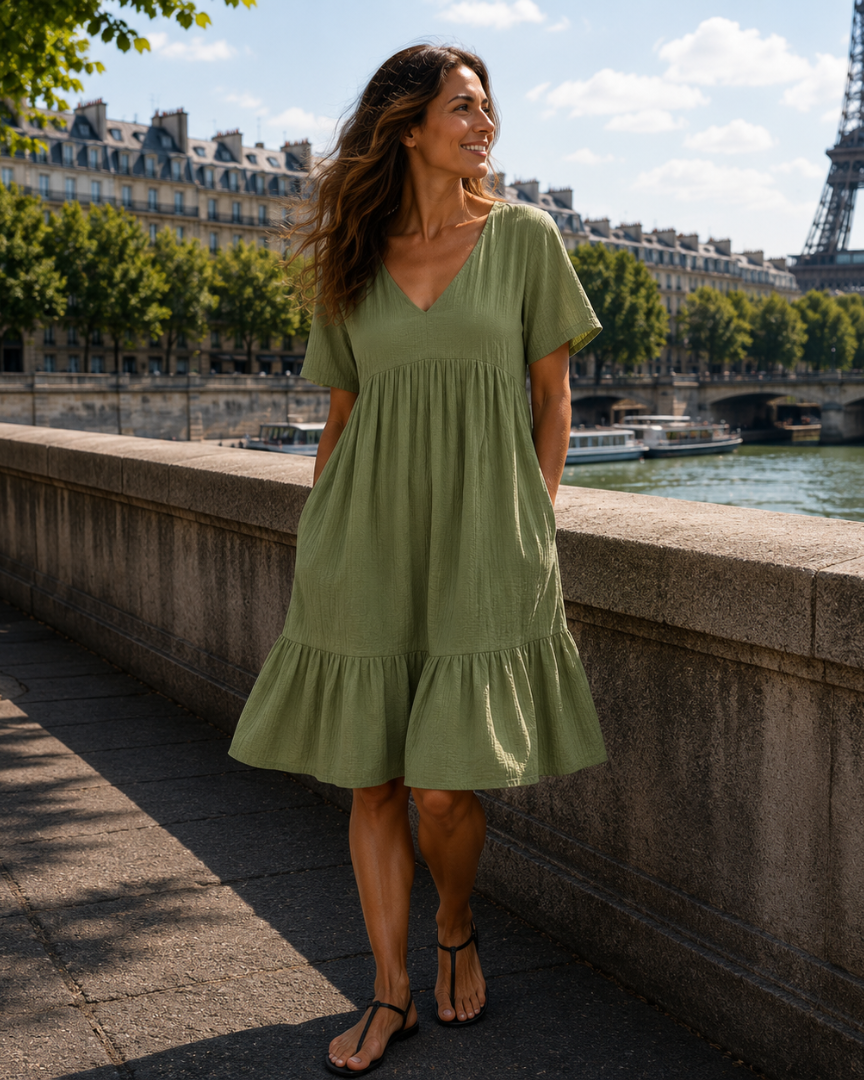 Alixandre | Textured Midi Dress