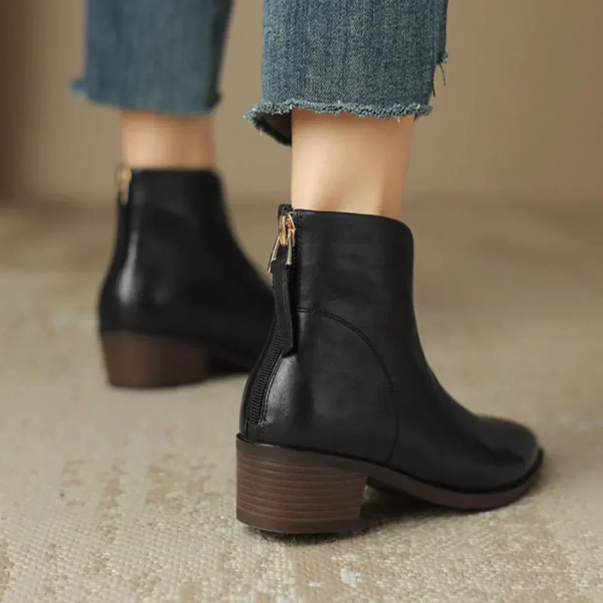 Viela | Premium Leather Orthopaedic Ankle Boots