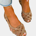 Fadwa | Braided Flat Sandals
