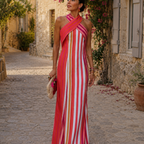 Arceline | Crossover Neckline Dress