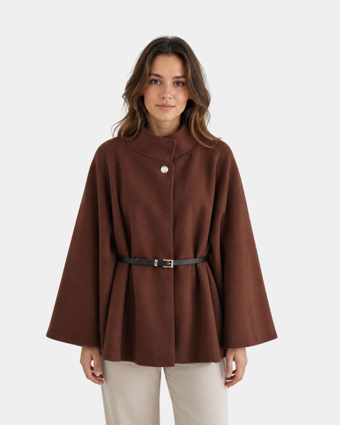 Florianne | Manteau cape en laine élégant