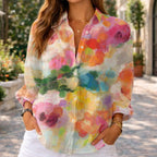 Elara | Watercolour Dreams Blouse