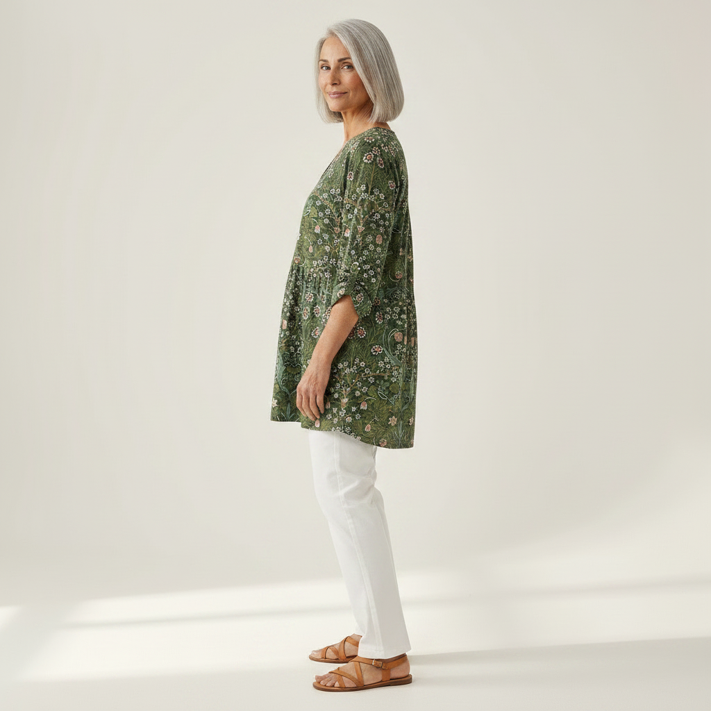 Skye | Long Printed Blouse
