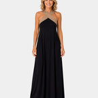Iva | Maxi Dress with Criss-Cross Straps