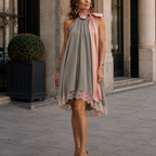 Arsinoée | Dress with Elegant Bow