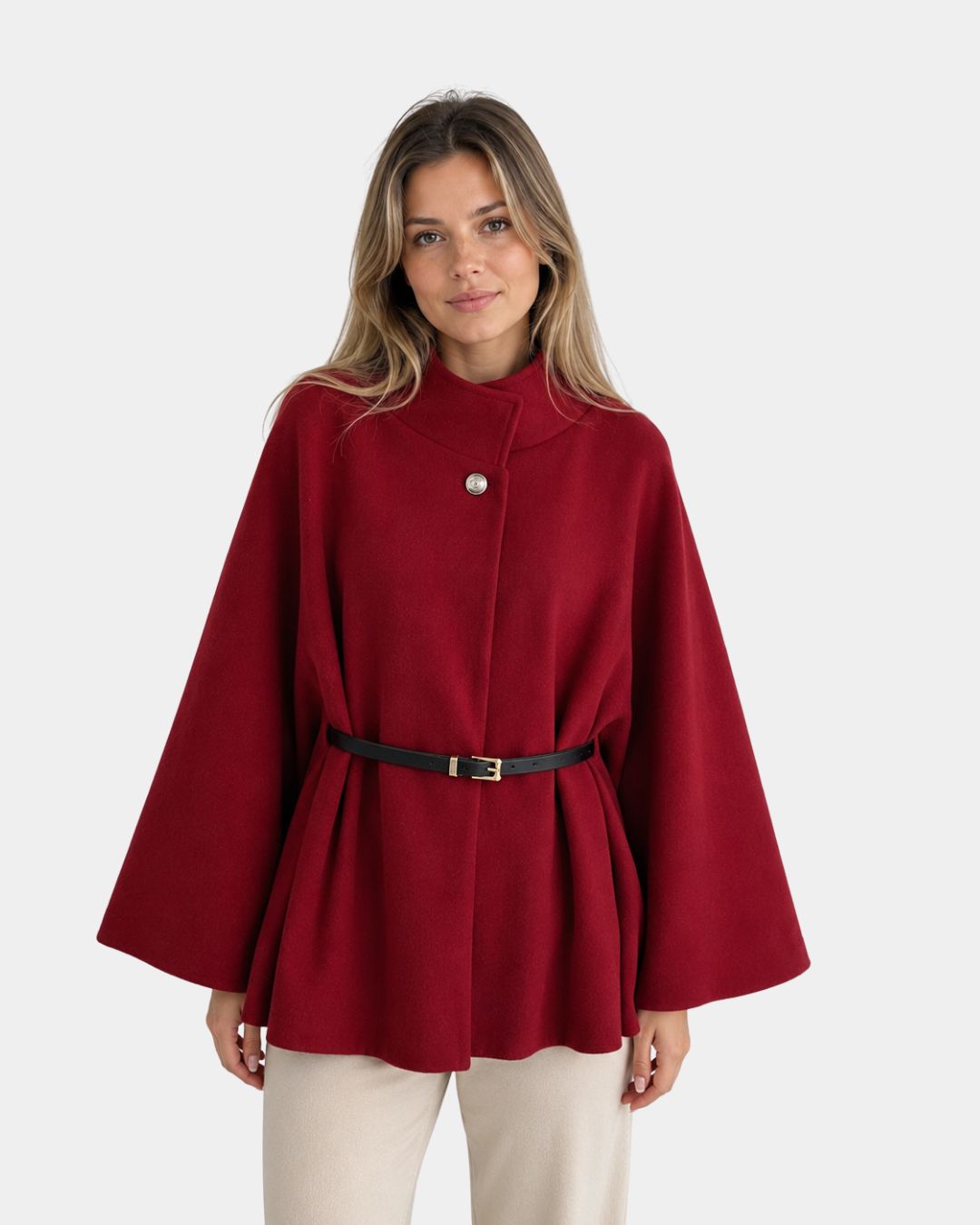 Florianne | Manteau cape en laine élégant