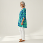 Romy | Long Printed Blouse