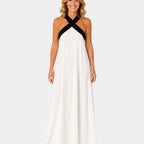 Iva | Maxi Dress with Criss-Cross Straps