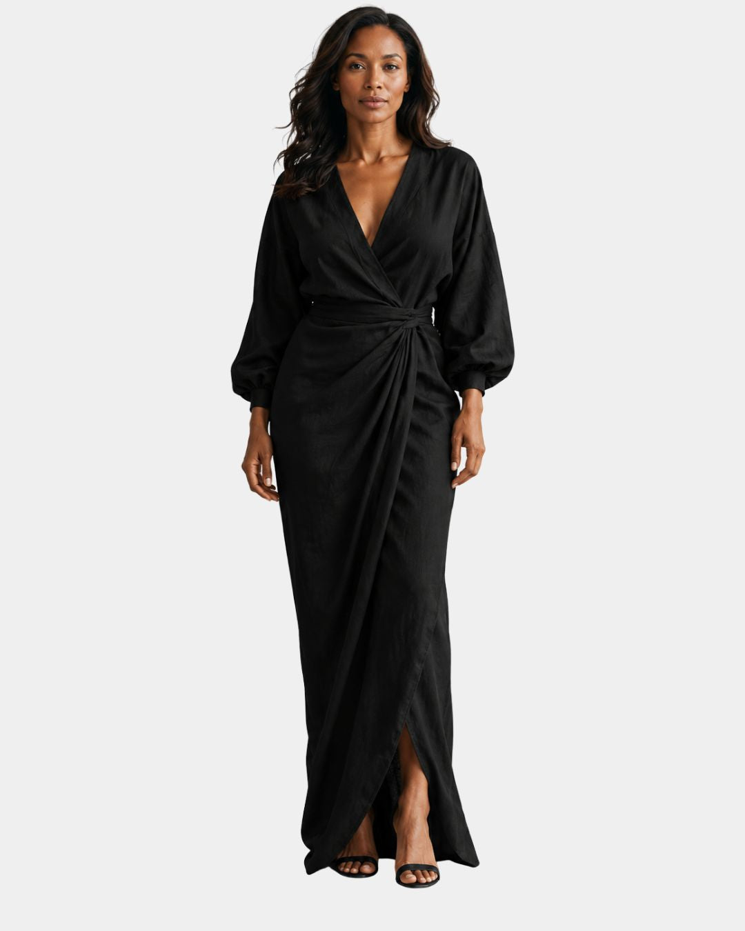 Sidonie | Minimalist Pink Maxi Dress