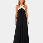 Iva | Maxi Dress with Criss-Cross Straps
