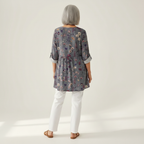 Kira | Long Printed Blouse