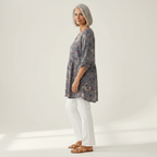 Kira | Long Printed Blouse