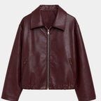 Rosélinea | Veste classique en similicuir