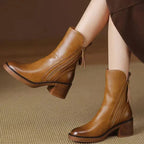 Valorine | Black Leather Boots