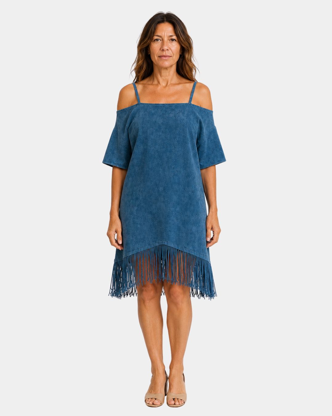 Héloïsette | Strappy dress with fringe