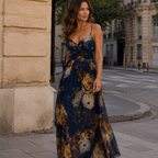 Bertholine | Floral maxi dress