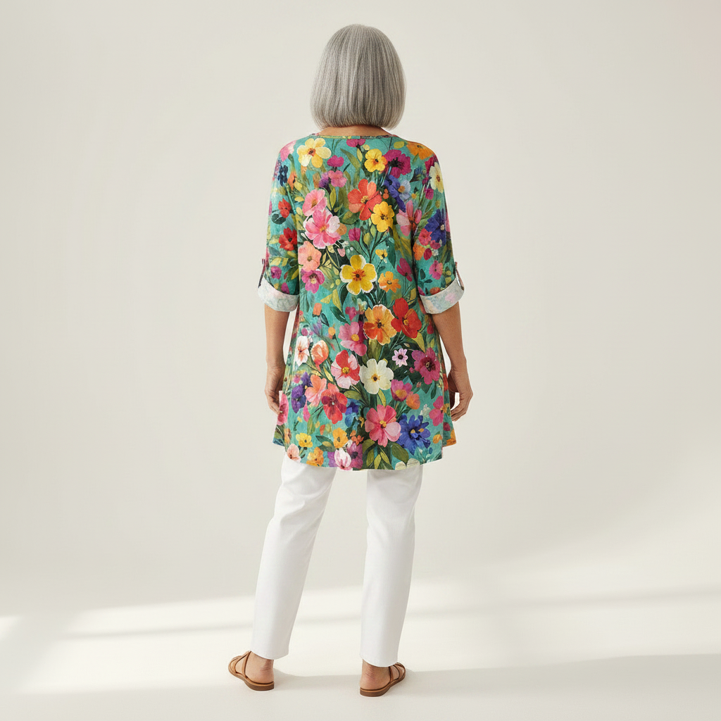 Keira | Long Printed Blouse