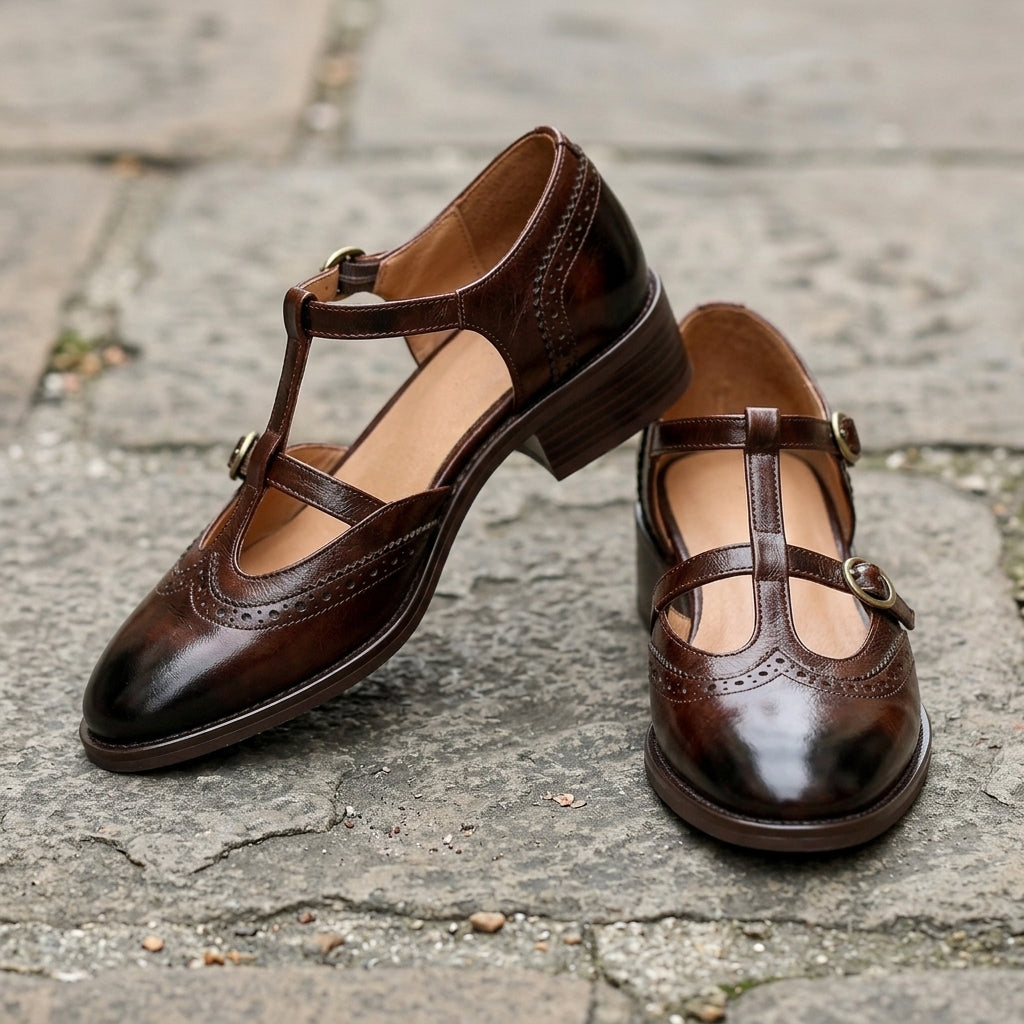 Isabella | Comfortable Women's Low-Heel Mary Jane Shoes