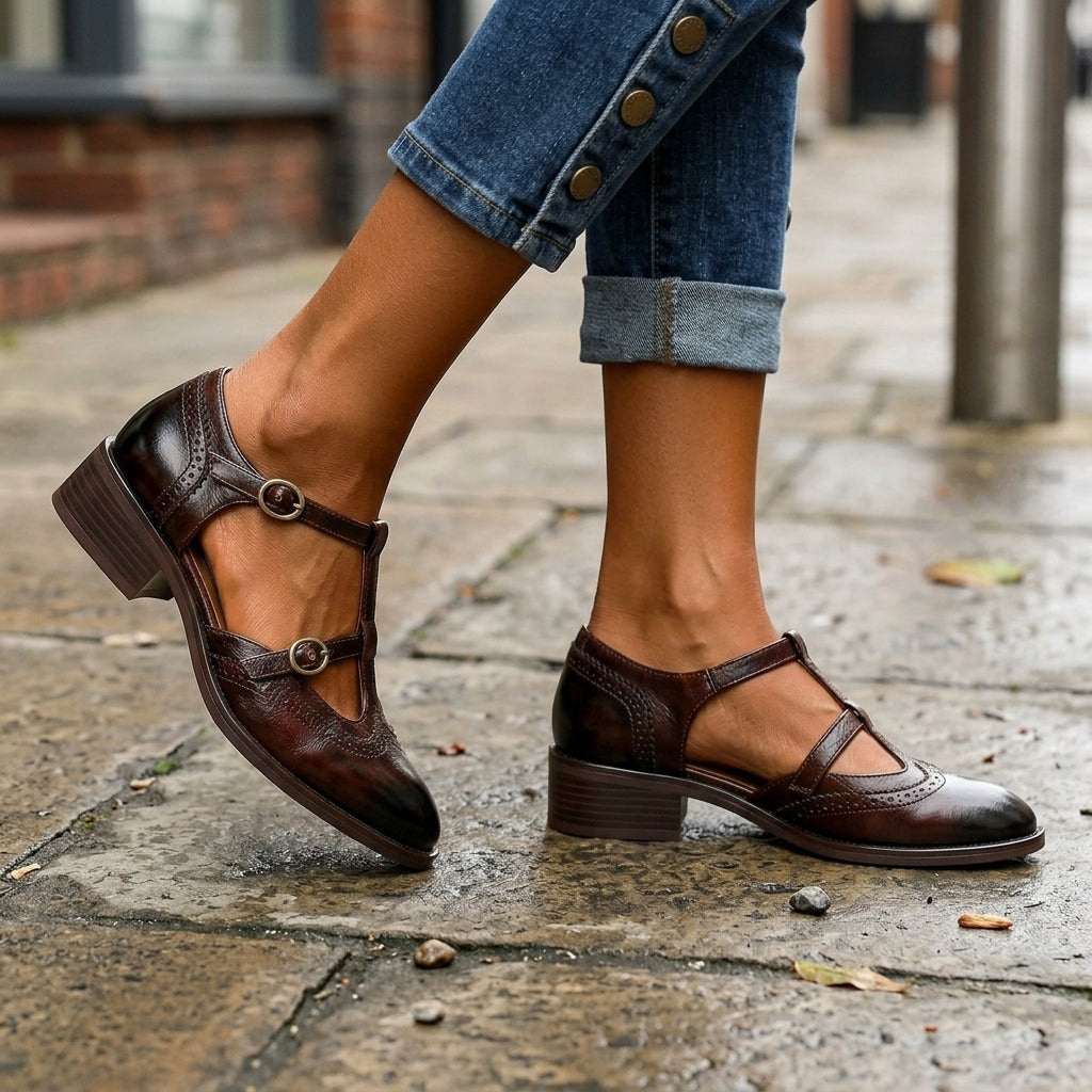 Isabella | Comfortable Women's Low-Heel Mary Jane Shoes
