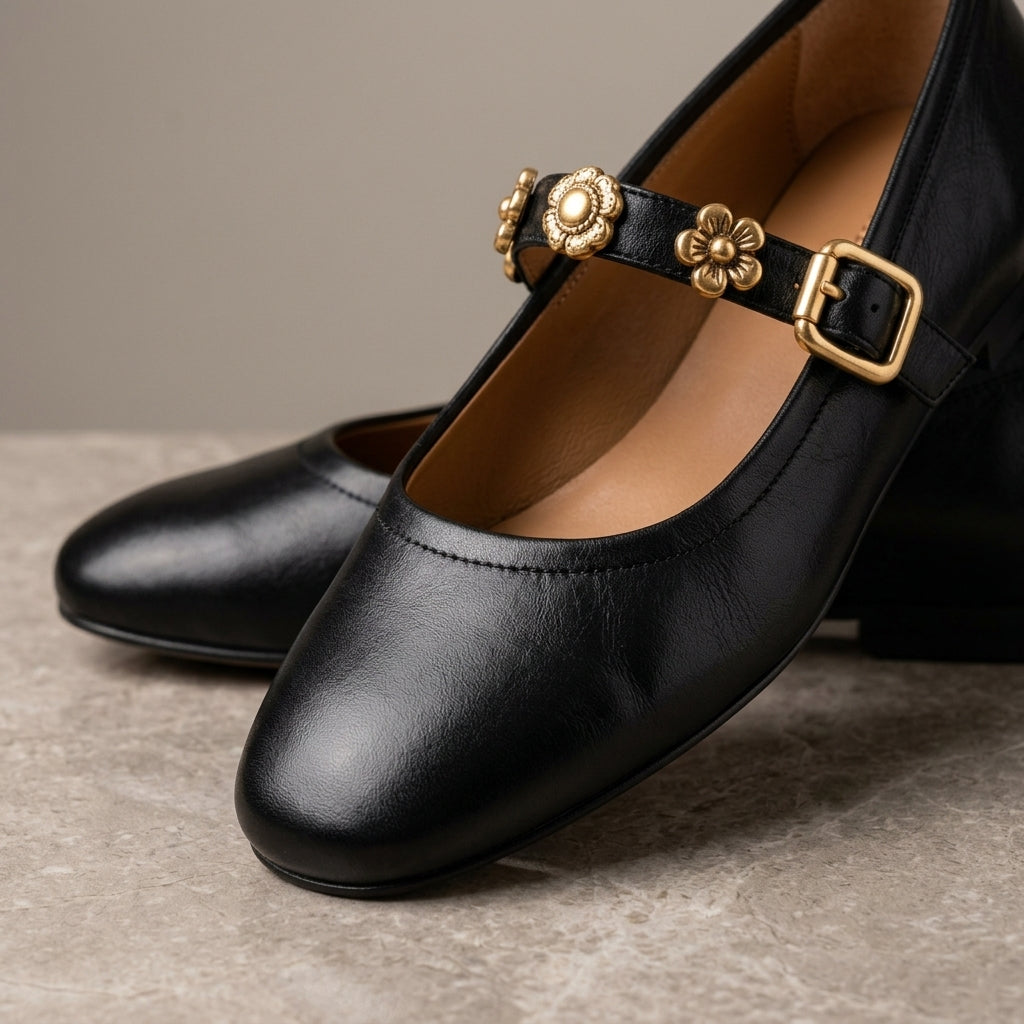Valentina | Women's Slim-Strap Mary Jane Shoes