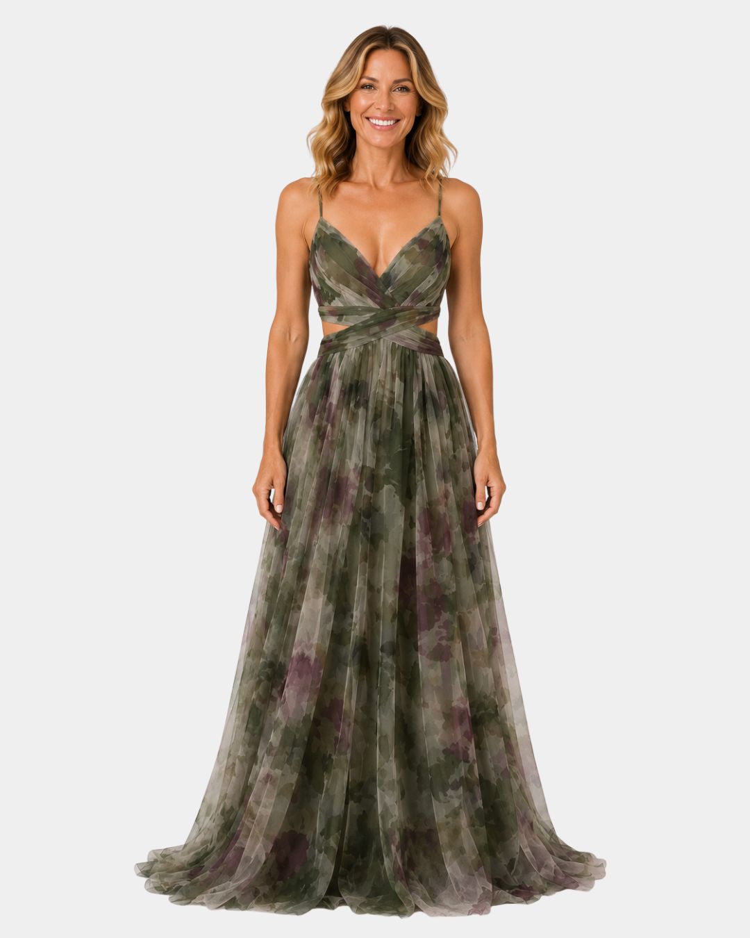 Giselle | Floral Print Maxi Dress