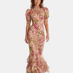 Florelle | Vintage Rose Maxi Dress