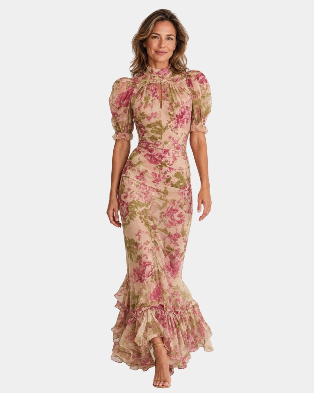 Florelle | Vintage Rose Maxi Dress