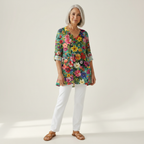 Keira | Long Printed Blouse