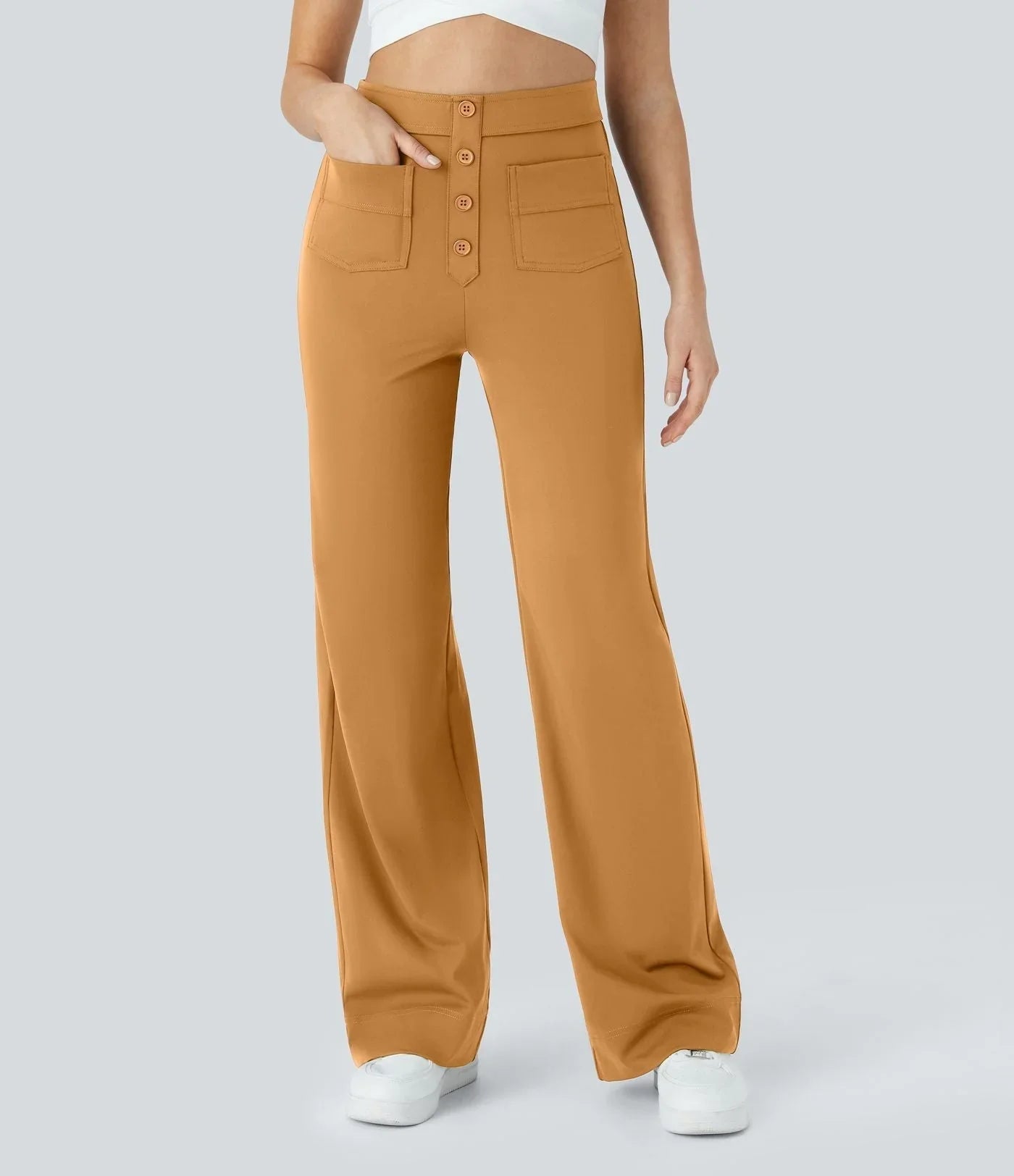 Jade | Comfortable Elastic Waist Trousers