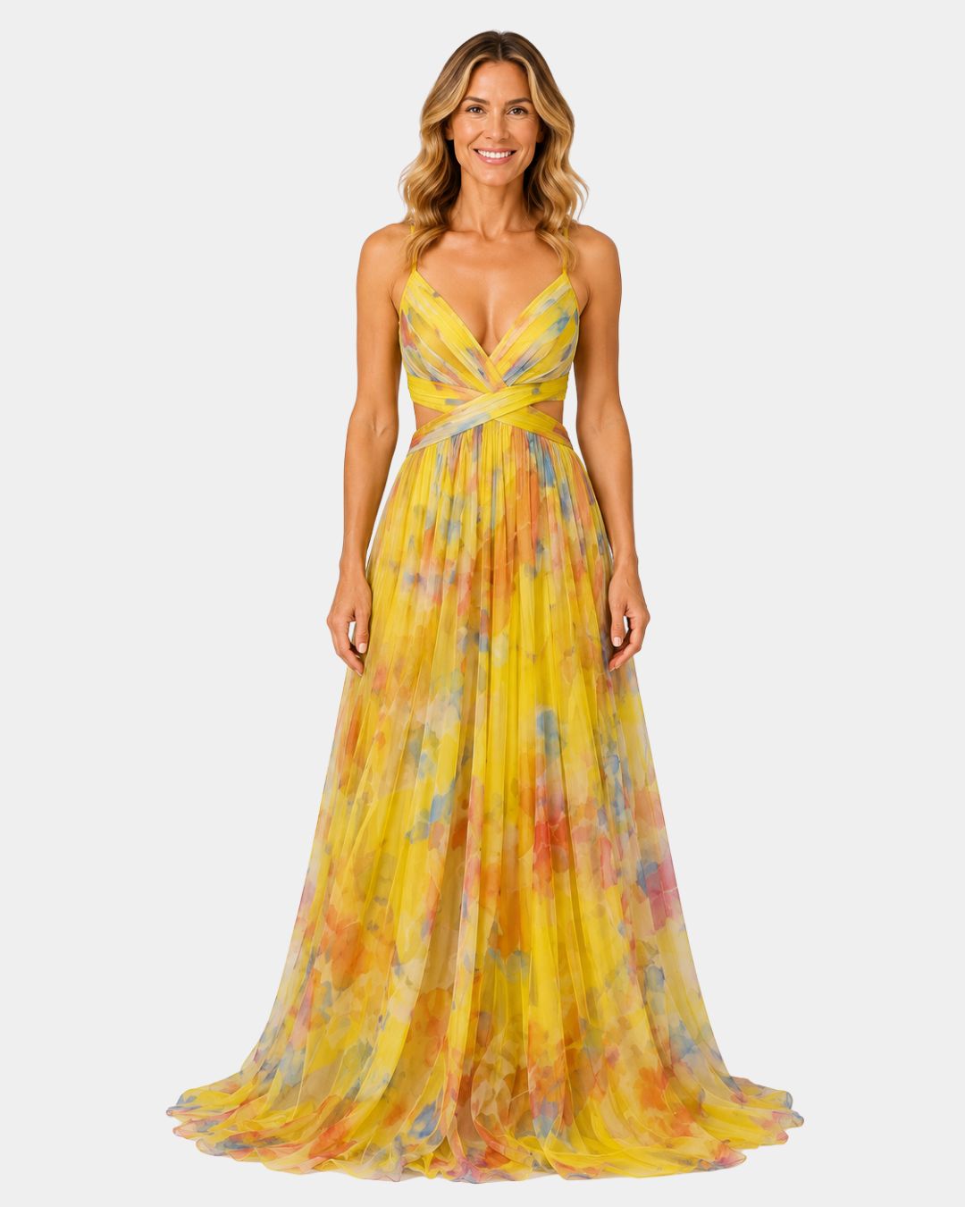 Giselle | Floral Print Maxi Dress