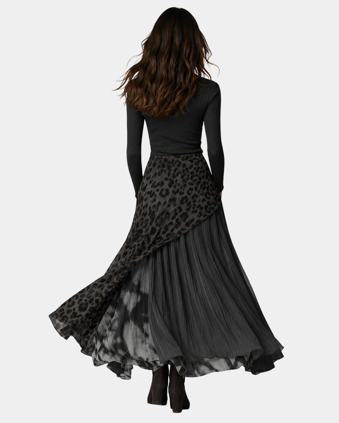 NKEM | Leopard Print Maxi Dress