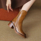 Valorine | Black Leather Boots