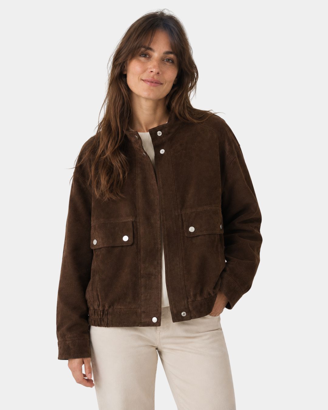 Cléoria | Veste courte avec fermeture et poches