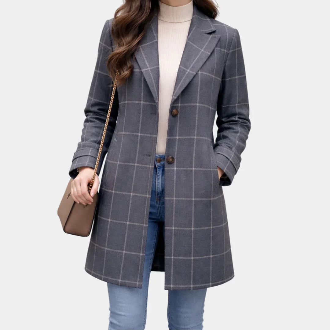 Delphine – Classic Check Coat