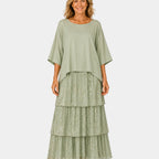 Agnès | Elegant Flowing Maxi Dress