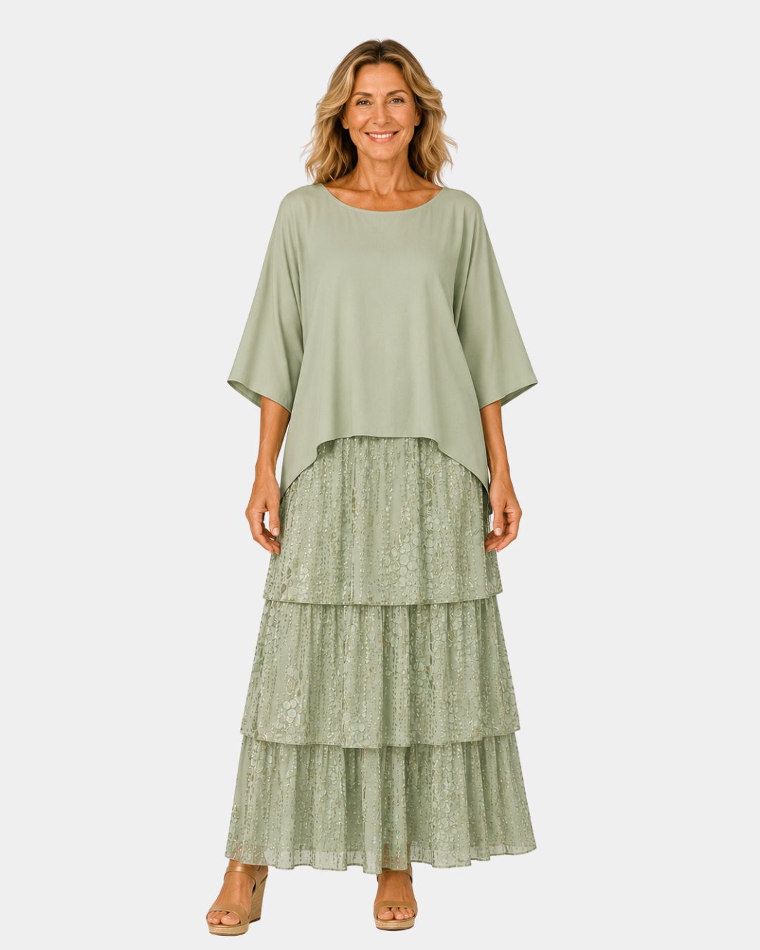 Agnès | Elegant Flowing Maxi Dress