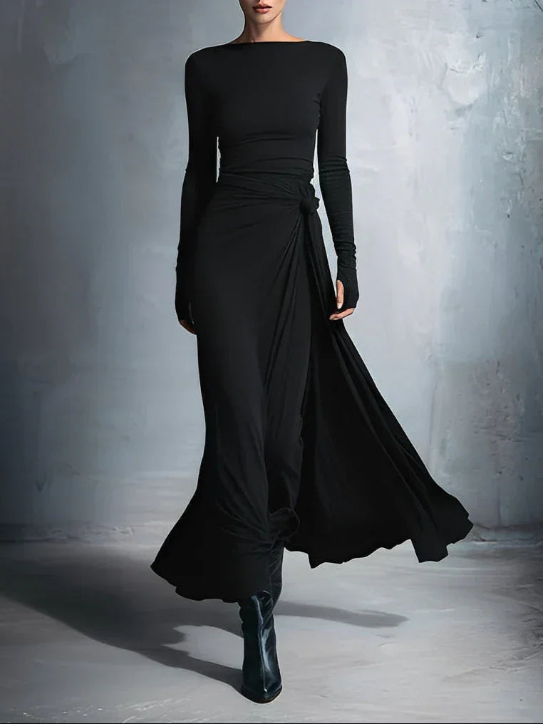 Renee | Draped Maxi Dress