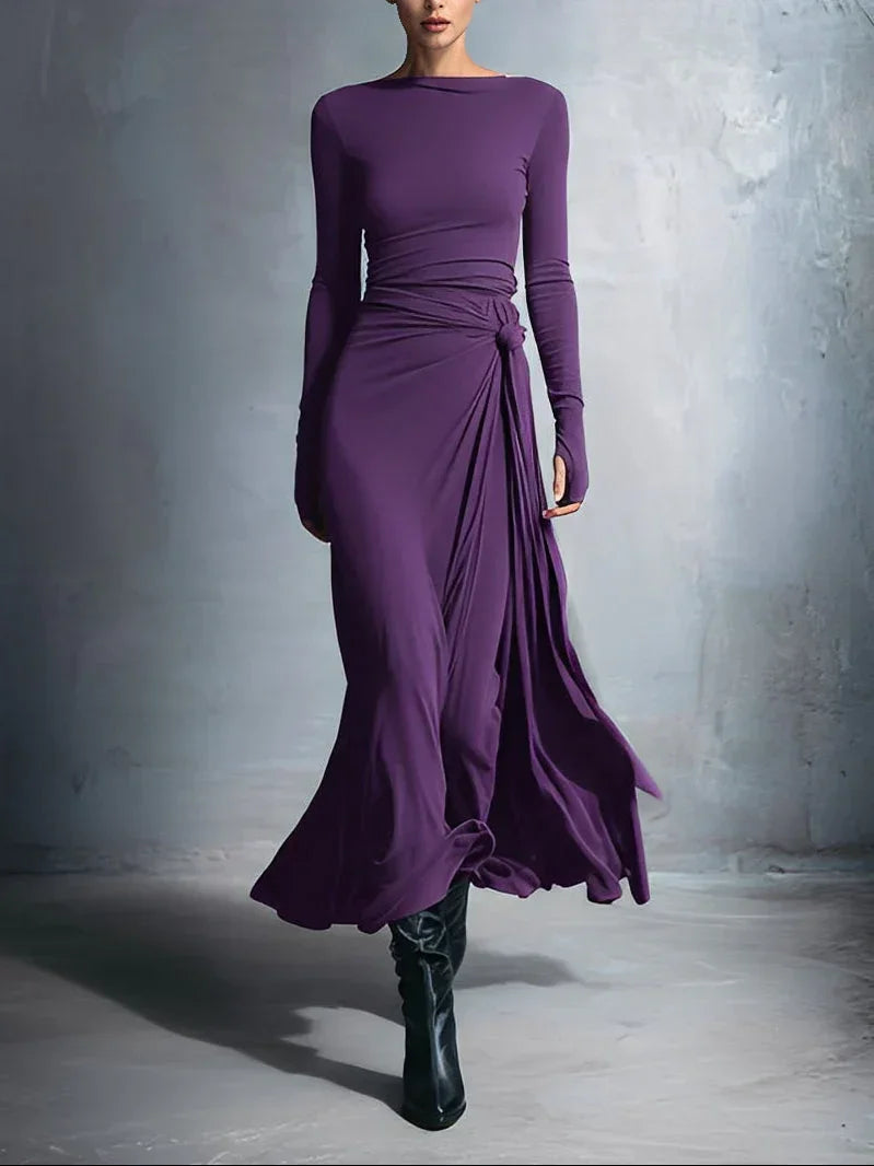 Renee | Draped Maxi Dress