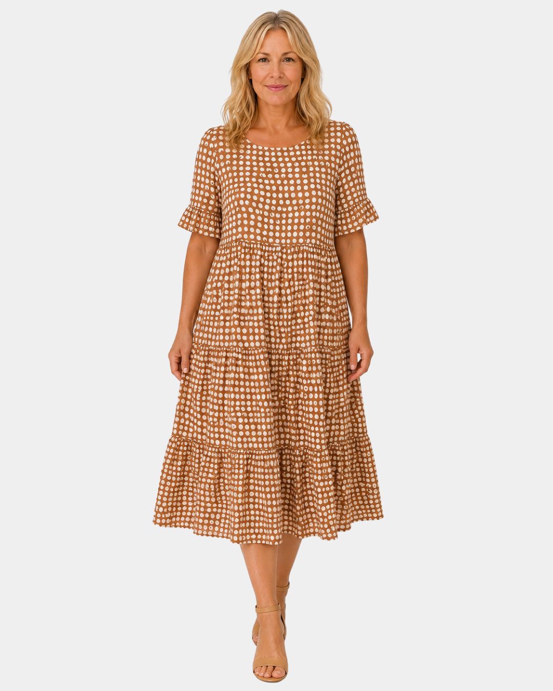 Belzamine | Lightweight Polka Dot Dress