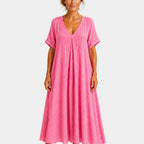 Basin | Lightweight maxi dress with a V-neck