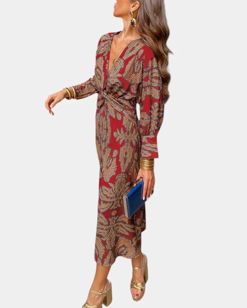 Eve | Elegant Dress with a Timeless Print