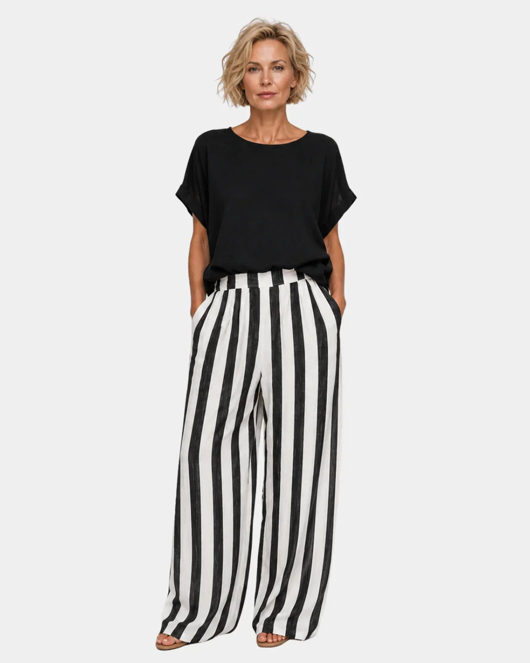 Blithilde | Summer T-shirt and Trousers Set