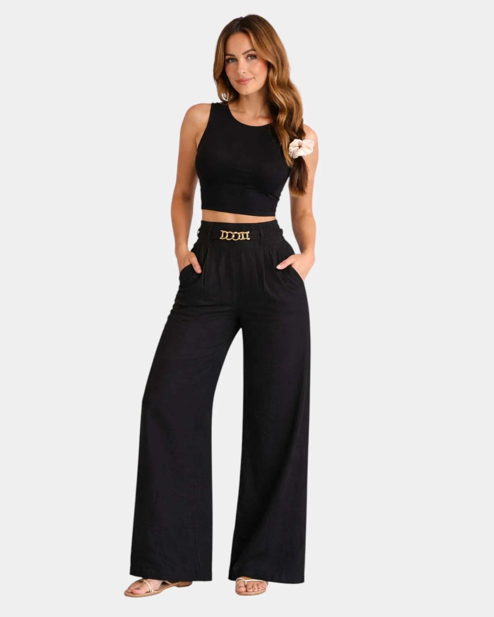 Audrey | Elegant Wide-Leg Trousers