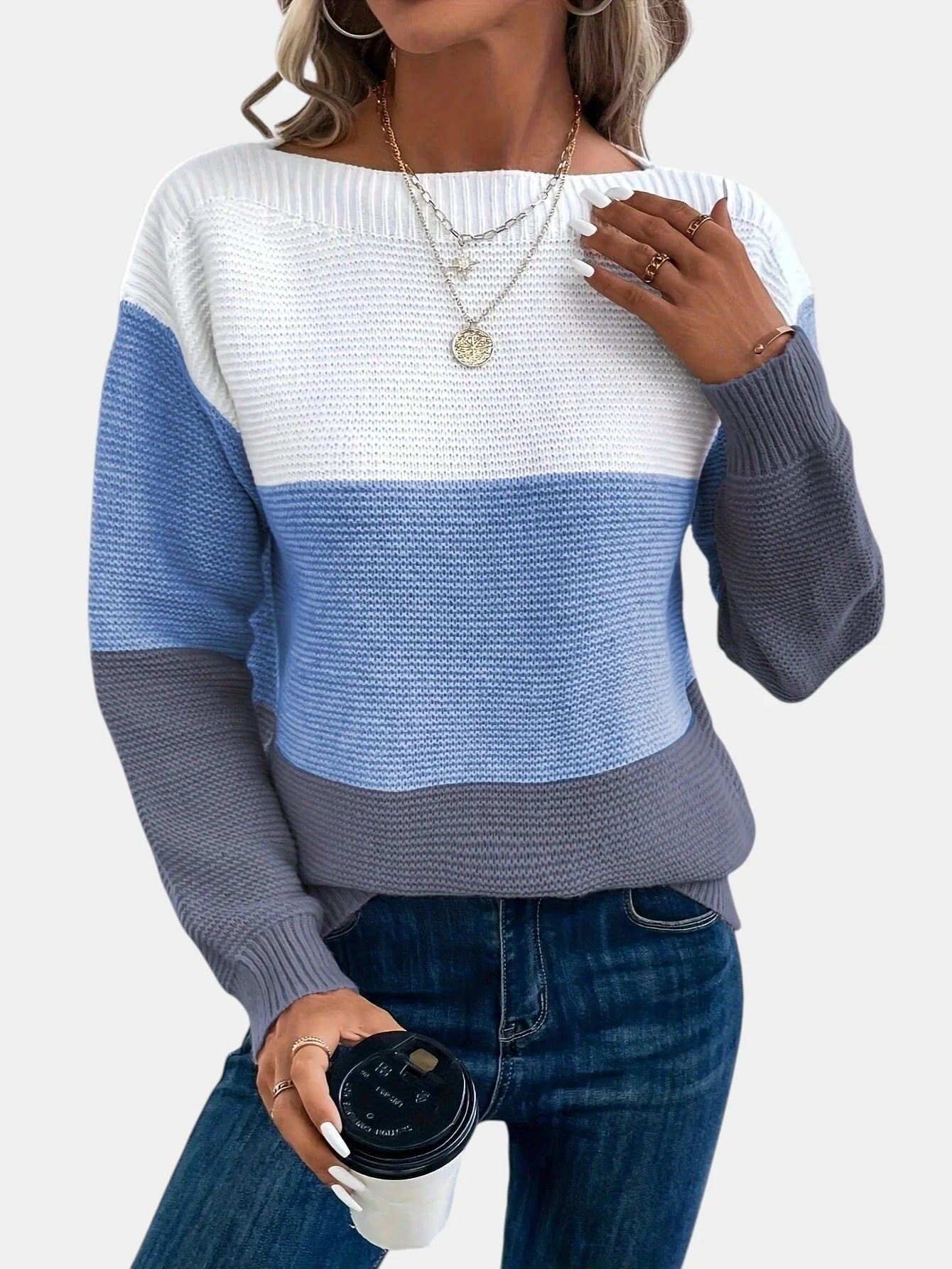 Serena | Soft Gradient Jumper with a Comfortable Fit