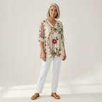 Aria | Long Printed Blouse