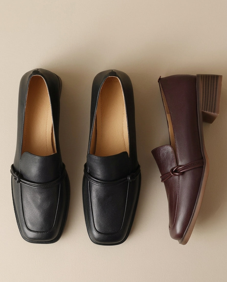 Audrey | Comfortable Women's Block-Heel Loafers